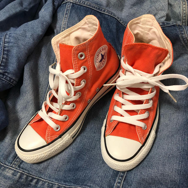 converse コンバース オールスター W ハイカット オレンジ 廃盤