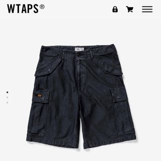 ダブルタップス(W)taps)の20ss WTAPS CARGO SHORTS 01 SHORTS  黒 L(ショートパンツ)