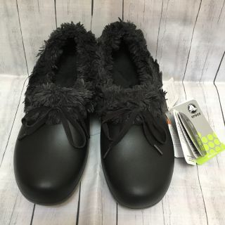 クロックス(crocs)の【未使用】クロックス　グレーテル　w9 黒(サンダル)