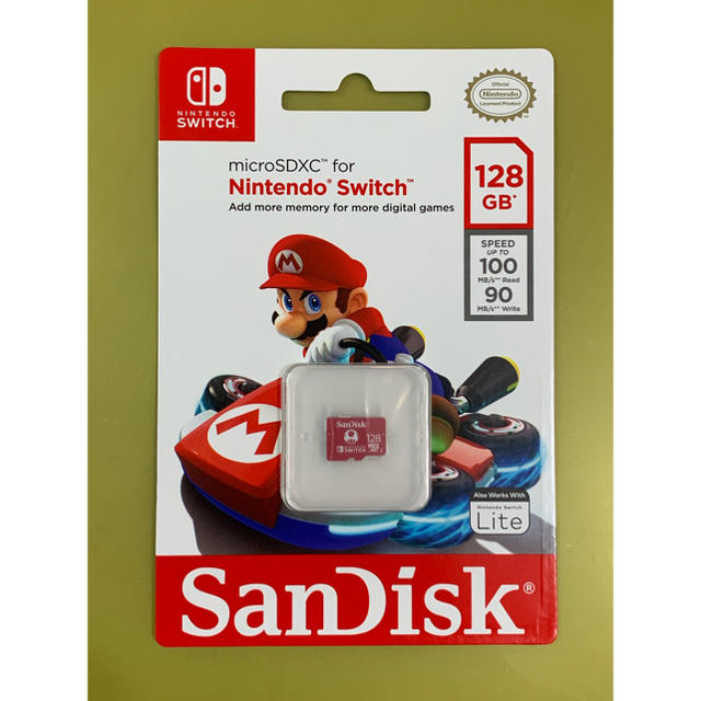 サンディスク sandisk マイクロsdカード 128gb スイッチ カメラ