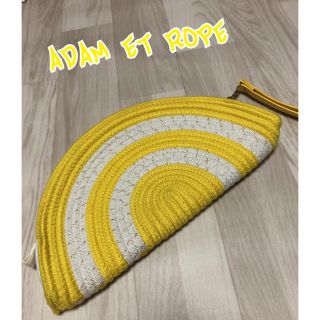 アダムエロぺ(Adam et Rope')の⑦①⑨ ADAM ET ROPE アダムエロペ 扇型コードクラッチバッグ(クラッチバッグ)