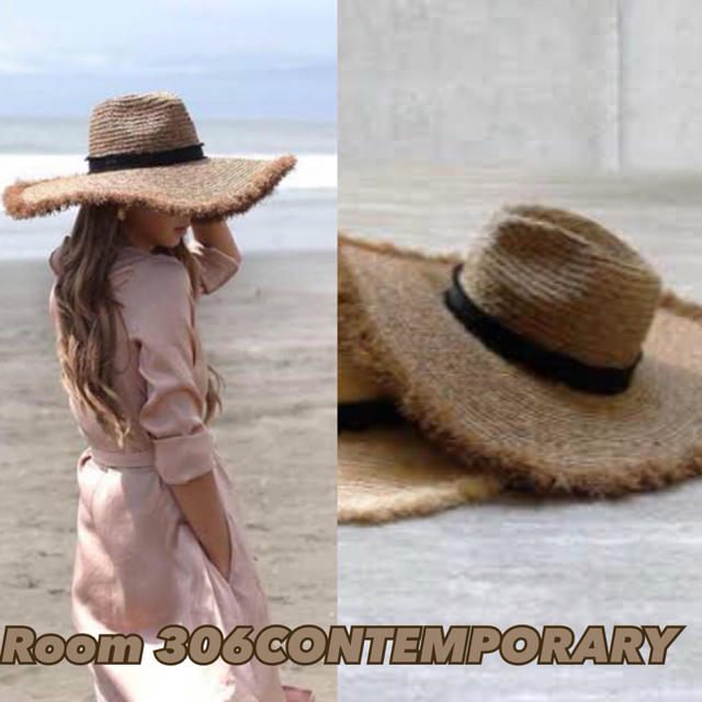 room306 CONTEMPORARY(ルームサンマルロクコンテンポラリー)の⑦②⓪ room306contemporary 麦わら帽子 サマーハット レディースの帽子(麦わら帽子/ストローハット)の商品写真