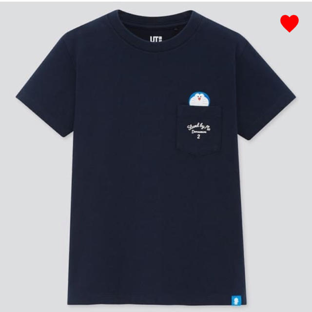 UNIQLO(ユニクロ)の新品！ユニクロutドラえもん黒Tシャツ110サイズ キッズ/ベビー/マタニティのキッズ服男の子用(90cm~)(Tシャツ/カットソー)の商品写真