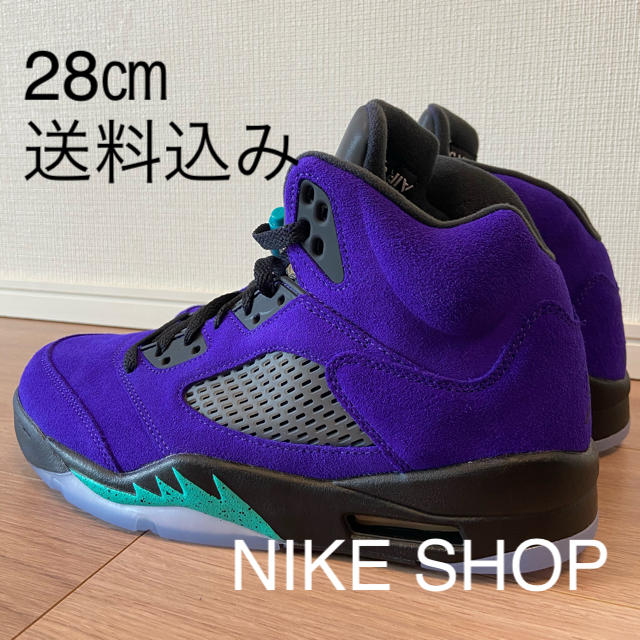 28㎝‼️送料込み‼️NIKE AIR JORDAN 5 RETRO GRAPE