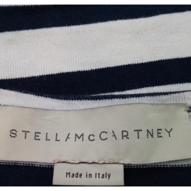 Stella McCartney(ステラマッカートニー)のみなみ様専用 ステラマッカートニー ボーダー コットンワンピース レディースのワンピース(ひざ丈ワンピース)の商品写真