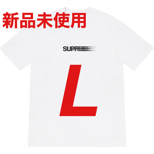 祝開店！大放出セール開催中 Logo Motion Supreme - Supreme Tee Large Grey Ash Tシャツ/カットソー(半袖/袖なし)