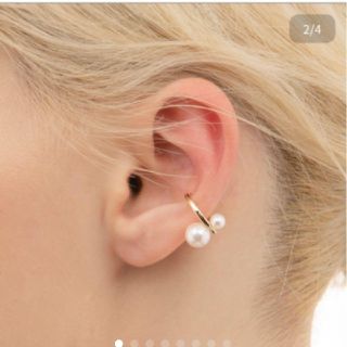 エストネーション(ESTNATION)のヒロタカ/double pearl earcuff/hirotaka(イヤーカフ)