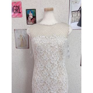 タダシショウジ(TADASHI SHOJI)の希少 美品 2 Tadashi Shoji ドレス WN7282G(ひざ丈ワンピース)