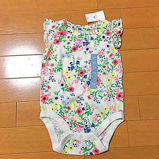 ベビーギャップ(babyGAP)の花柄ボディオール80(肌着/下着)