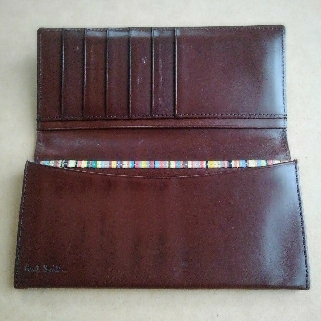 Paul Smith(ポールスミス)のPaul Smith 長財布 オールドレザー 二つ折り 茶 メンズのファッション小物(長財布)の商品写真