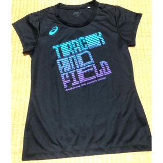 アシックス(asics)のasics陸上Tシャツ　レディースSサイズ　新品同様(Tシャツ(半袖/袖なし))