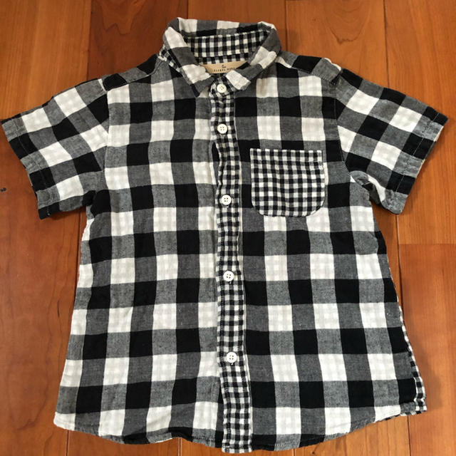 GLOBAL WORK(グローバルワーク)のグローバルワーク チェックシャツ　XL キッズ/ベビー/マタニティのキッズ服男の子用(90cm~)(Tシャツ/カットソー)の商品写真