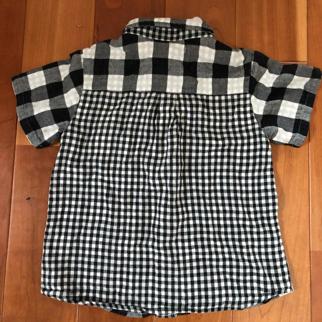 GLOBAL WORK(グローバルワーク)のグローバルワーク チェックシャツ　XL キッズ/ベビー/マタニティのキッズ服男の子用(90cm~)(Tシャツ/カットソー)の商品写真