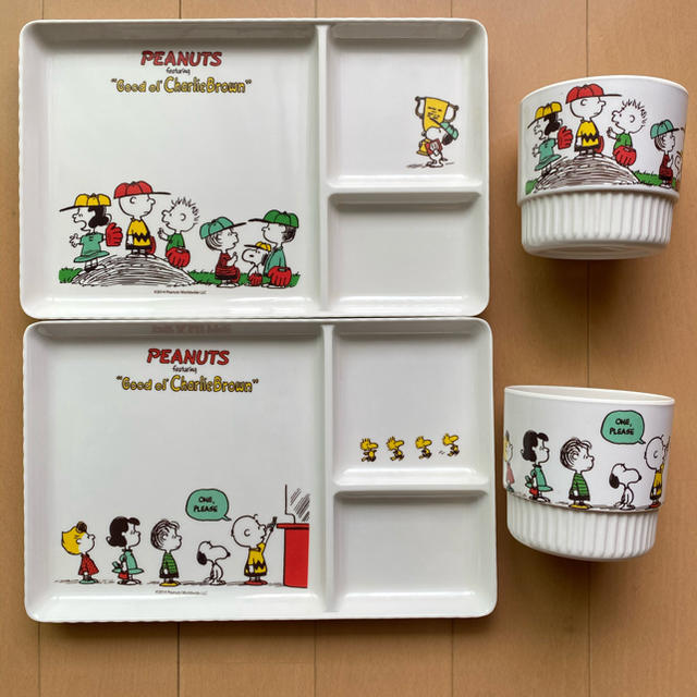 SNOOPY(スヌーピー)のスヌーピー　メラミン食器 インテリア/住まい/日用品のキッチン/食器(食器)の商品写真