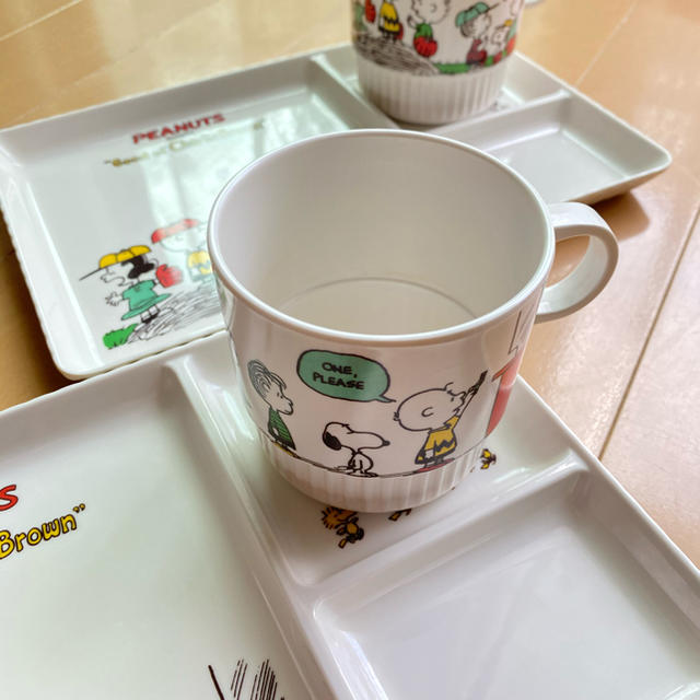 SNOOPY(スヌーピー)のスヌーピー　メラミン食器 インテリア/住まい/日用品のキッチン/食器(食器)の商品写真