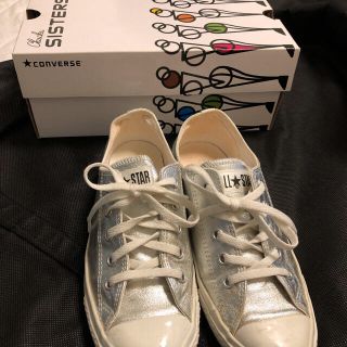 コンバース(CONVERSE)のコンバースALL STAR  シルバー24.5(スニーカー)