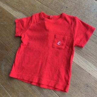 プチバトー(PETIT BATEAU)のプチバトー　Tシャツ　12m 74cm 激安(Ｔシャツ)