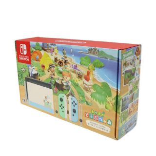 ニンテンドウ(任天堂)の即時発送　Nintendo Switch あつまれ動物の森セット【新品未開封品】(家庭用ゲーム機本体)