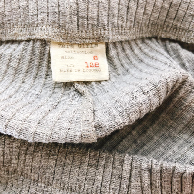 ZARA KIDS(ザラキッズ)のzara   リブパンツ キッズ/ベビー/マタニティのキッズ服女の子用(90cm~)(パンツ/スパッツ)の商品写真