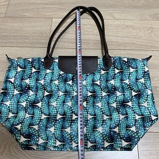 ロンシャン(LONGCHAMP)のロンシャン　トートバッグ　ブルー(トートバッグ)