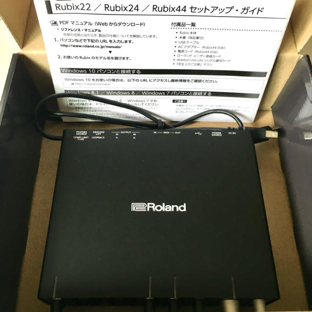 Rubix 24 ROLAND オーディオインターフェース 2