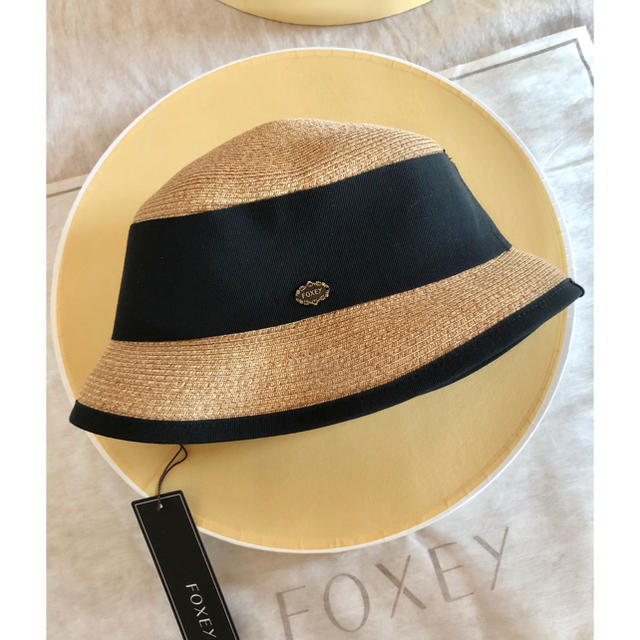 FOXEY(フォクシー)の☆FOXEYフォクシー☆PACKING HAT''TOWN''新品未使用タグつき レディースの帽子(麦わら帽子/ストローハット)の商品写真