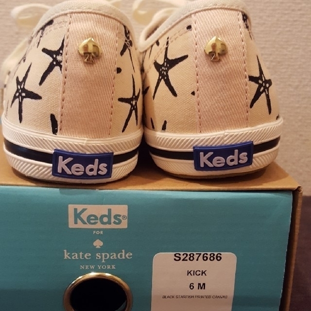 kate spade new york(ケイトスペードニューヨーク)の正規品☆kate spade☆ケイト・スペード☆keds☆スニーカー22.5㎝ レディースの靴/シューズ(スニーカー)の商品写真