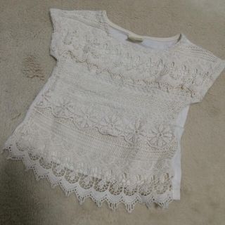 ザラキッズ(ZARA KIDS)のザラ♡レーストップス104(Tシャツ/カットソー)