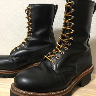 レッドウィング(REDWING)のロガーブーツ 2218 PT91 刺繍羽タグ US8D(ブーツ)