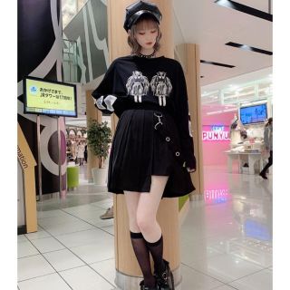 アンクルージュ(Ank Rouge)の Jamie エーエヌケー  ドクロツインズ　ロンT 長袖　ロングTシャツ(Tシャツ(長袖/七分))