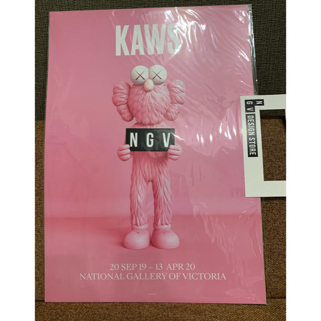 KAWS カウズ 限定ポスター BFF PINK www.krzysztofbialy.com