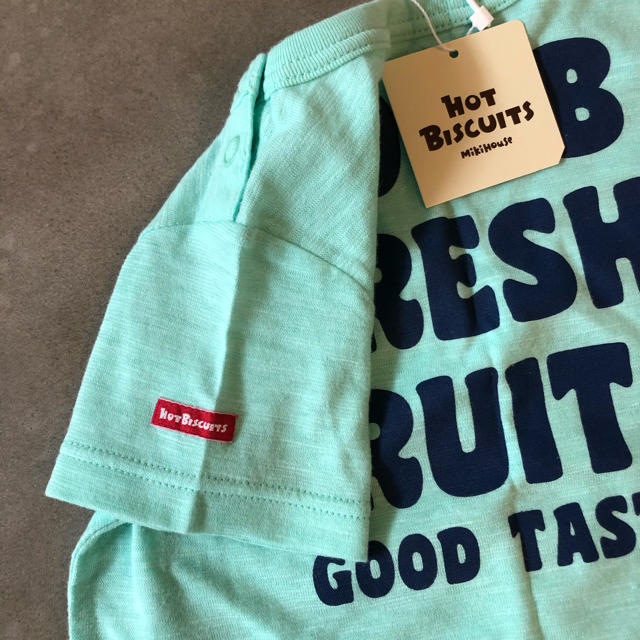 HOT BISCUITS(ホットビスケッツ)のミキハウス　ホットビスケッツ　Tシャツ　新品　80 キッズ/ベビー/マタニティのベビー服(~85cm)(Ｔシャツ)の商品写真