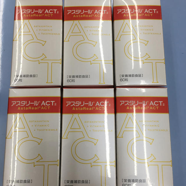 アスタリールACTⅡ 60粒x6個健康食品 - benjaminstrategy.co