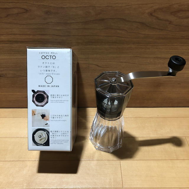HARIO(ハリオ)のHARIO コーヒーミル・オクト スマホ/家電/カメラの調理家電(電動式コーヒーミル)の商品写真