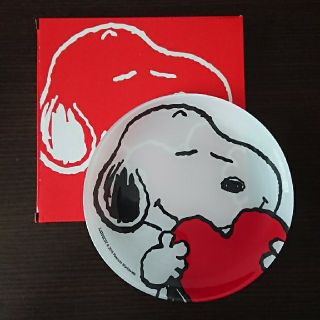 スヌーピー(SNOOPY)のスヌーピー ガラス皿 ローソン(食器)