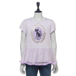 アナスイミニ(ANNA SUI mini)の新品　アナスイミニ　猫チュールTシャツ　120(Tシャツ/カットソー)