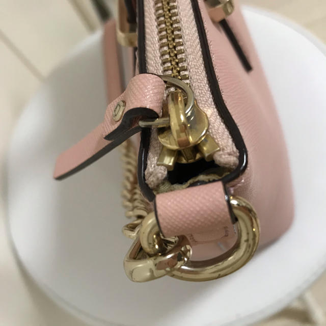 Kate Spade ケイトスペード 巾着 PWRU3377 ショルダーバッグ レザー ピンク/057719