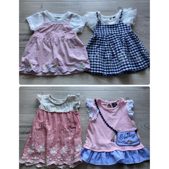 MUJI (無印良品)(ムジルシリョウヒン)の女の子☆洋服　90〜95☆夏服 キッズ/ベビー/マタニティのキッズ服女の子用(90cm~)(ワンピース)の商品写真