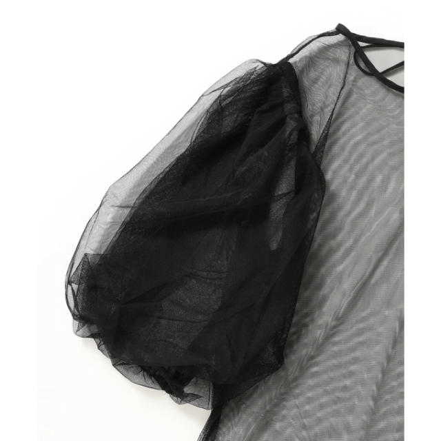 Ray BEAMS(レイビームス)のレイビームス　チュールシアーバルーンスリーブ レディースのトップス(カットソー(半袖/袖なし))の商品写真