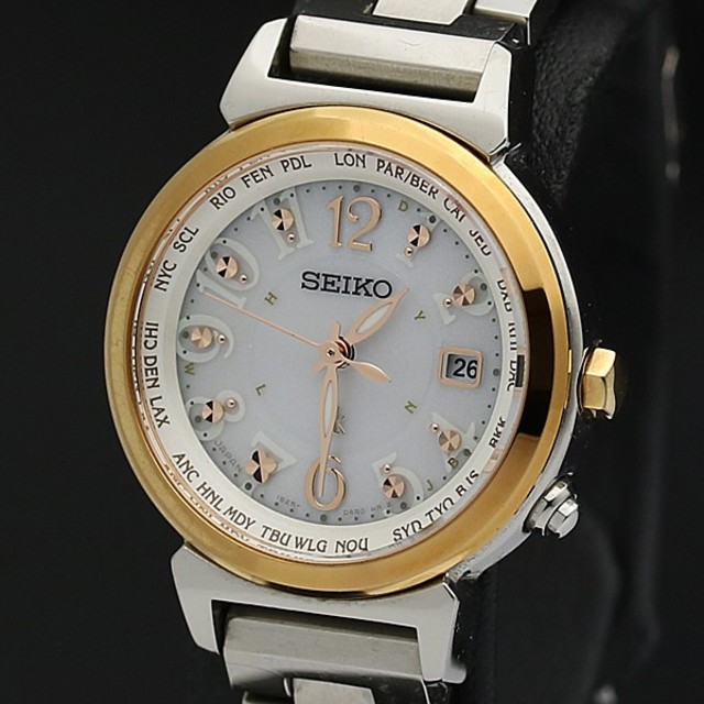 SEIKO - SEIKO ルキア 1B25-0AA0 電波ソーラーの