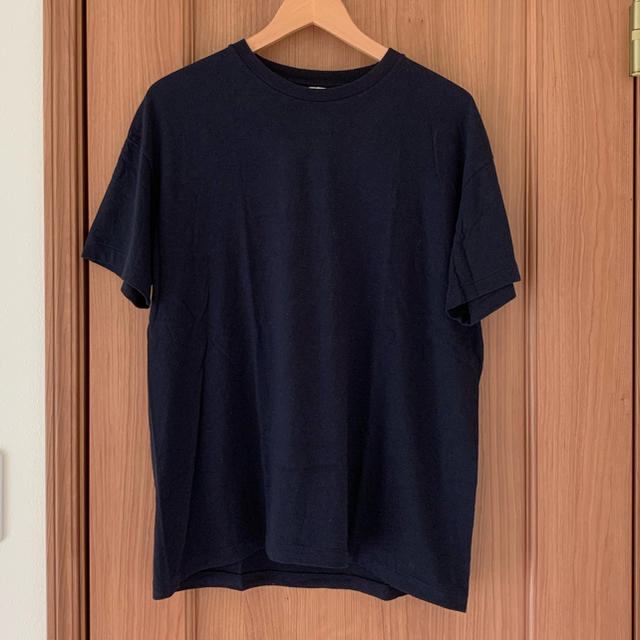 COMOLI(コモリ)の2018SS SEAMLESS CREW NECK TEE ネイビー3 メンズのトップス(Tシャツ/カットソー(半袖/袖なし))の商品写真