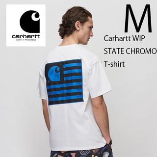 カーハート(carhartt)のM 新品 カーハートWIP STATE CHROMO Tシャツ 白(Tシャツ/カットソー(半袖/袖なし))
