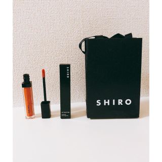 シロ(shiro)のshiro ＊ジンジャーリップバター アンティークオレンジ(リップグロス)