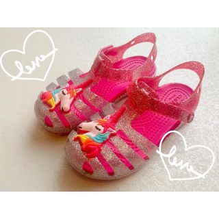 クロックス(crocs)の♡クロックス♡18cm♡ ユニコーン♡crocs(サンダル)