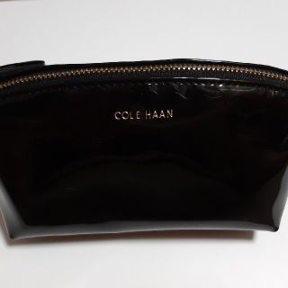 コールハーン メイクポーチ コスメ ケース 黒 ブラック COLE HAAN