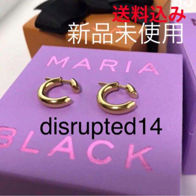 マリアブラック　ピアス　disrupted14 ゴールド　mariablack