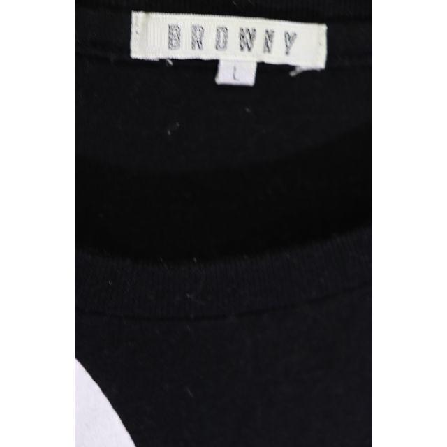 BROWNY(ブラウニー)のプロフ必読BROWNY CUT Tシャツ/ブラウニーブラックビッグかわいい♪L メンズのトップス(Tシャツ/カットソー(半袖/袖なし))の商品写真