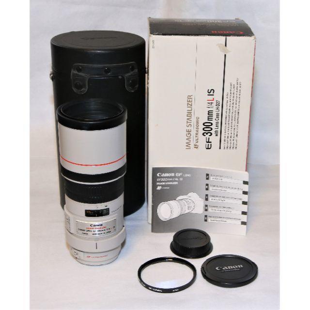 動作良好】Canon EF 300mm F4L IS USM【元箱・おまけ付】 www ... EF300mm F4L USM 元箱付属一式 おまけ付き
