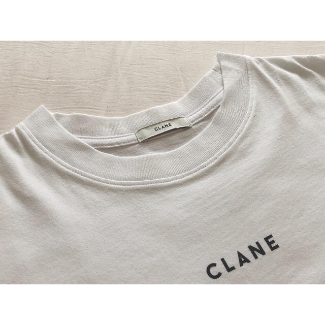 STUDIOUS(ステュディオス)の◎CLANE◎ ロゴTシャツ パックT ホワイト 1 クラネ レディースのトップス(Tシャツ(半袖/袖なし))の商品写真