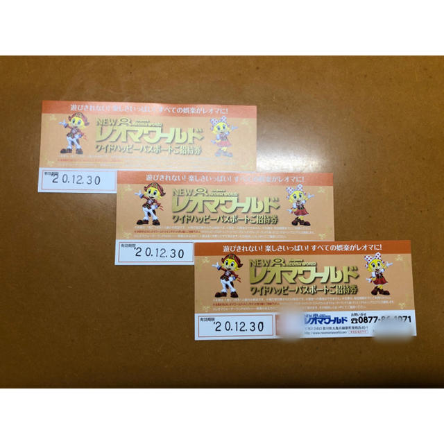 レオマワールド ワイドハッピーパスポート 3枚 | tradexautomotive.com